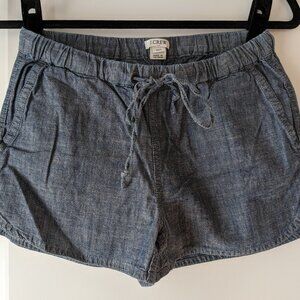 XXS j.crew factory drawstring denim short